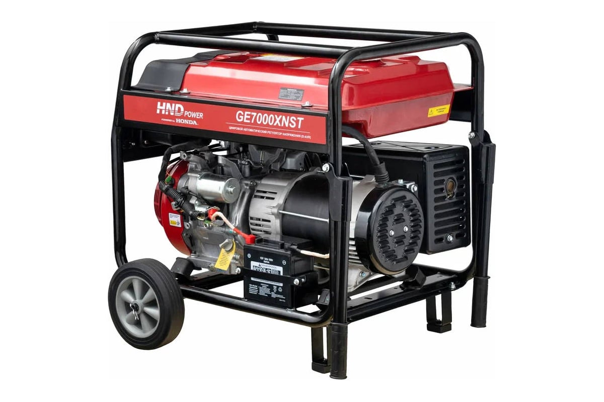 Бензиновый генератор HND GE 7000 XNST с двигателем Honda GE7000XNST