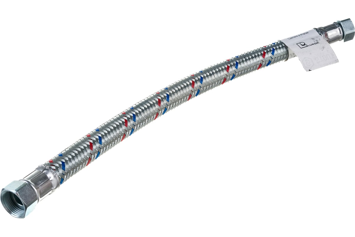 Гибкая подводка для воды ВР 3/4" х ВР 3/4", длина 500 мм STOUT RG008S8TKCCV1G