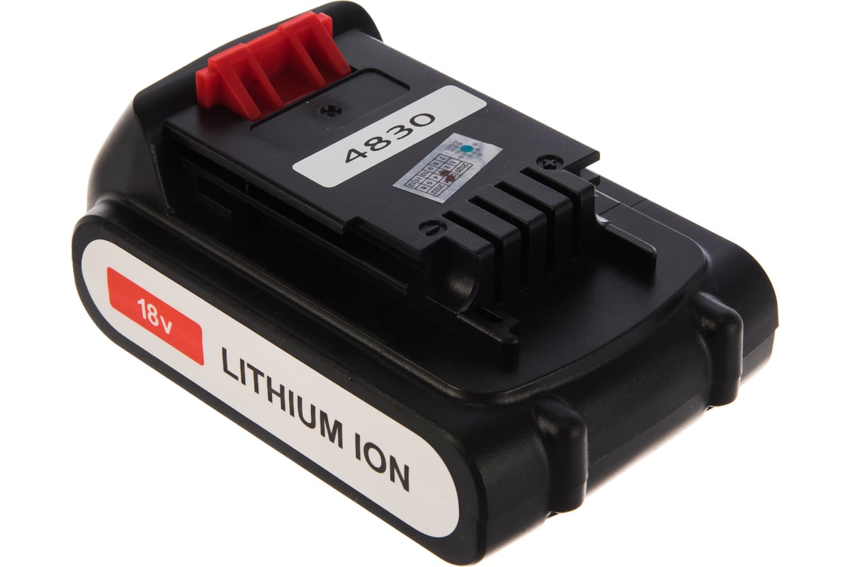 Аккумулятор для электроинструмента Black&Decker (Li-Ion, 18В, 2Ач) Topon PN: BL2018-XJ TopON TOP-PTGD-BD-18-2.0-Li