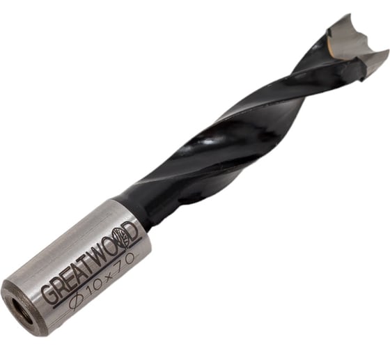 Сверло глухое Премиум HW 10x70 мм, S10x20 мм, RH Greatwood TL00001020