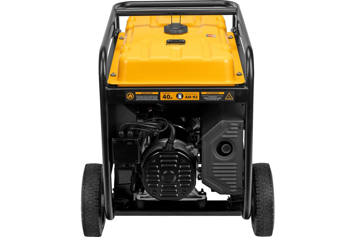 Бензиновый генератор Denzel PS-120EAD-3 12 кВт, 230/400 В, 40 л, разъём ATS, переключение режима, электростартер 946984