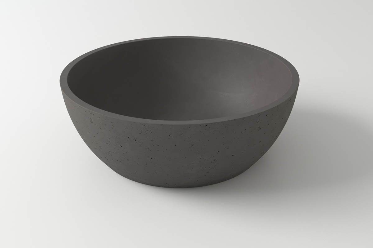 Раковина Holbi Moon Nano Concrete 43 см бетон 2.02.001.44.4