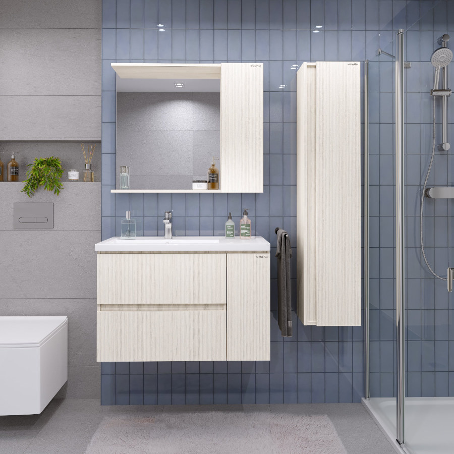 Тумба с раковиной Grossman Юнит 80 см