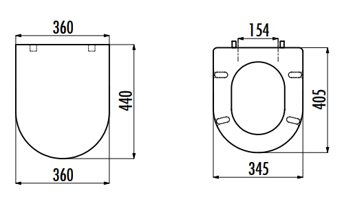 Крышка-сиденье Creavit Hisar KC3161 с микролифтом