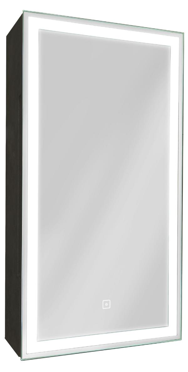 Зеркальный шкаф Континент Mirror Box LED 35x65 с подсветкой, левый МВК063