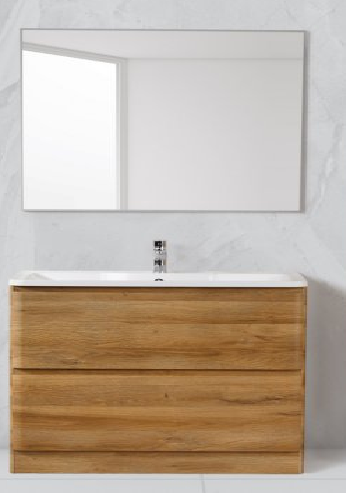 Мебель для ванной BelBagno Albano 100 см напольная, Rovere Rustico