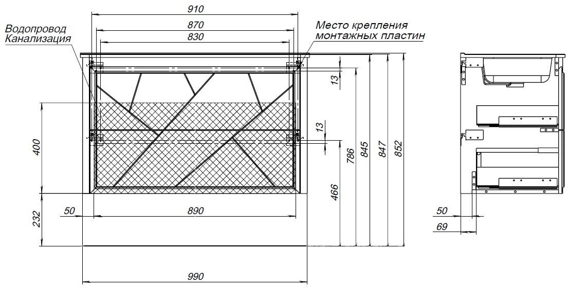 Мебель для ванной Allen Brau Paris 100 см белый матовый