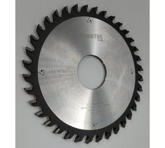Пила подрезная коническая 180x4.7-5.9/3.6x45 мм, Z36 Woodtec ВИ 337386