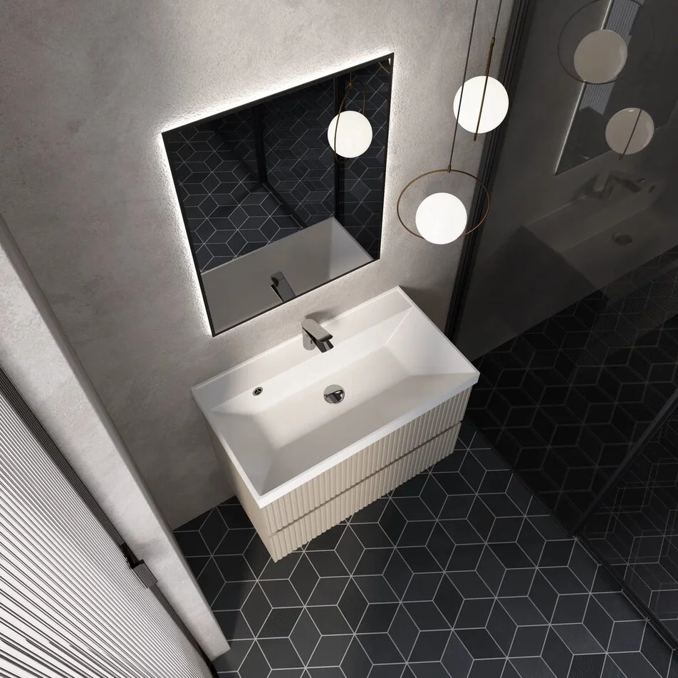 Мебель для ванной AQUAme S1 80 см бежевый