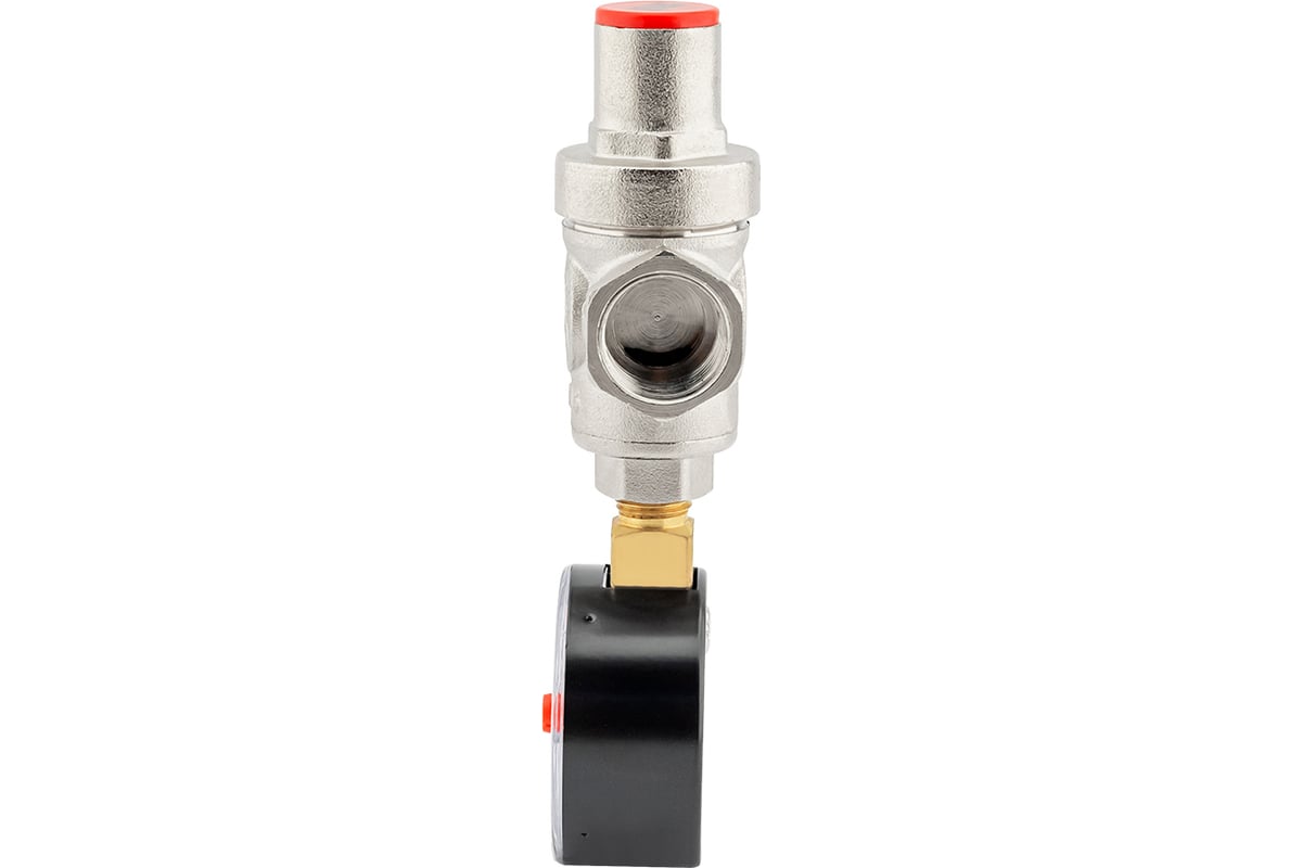 Редуктор давления PROFACTOR поршневой, c манометром 1/2" PF PRV 251.15G