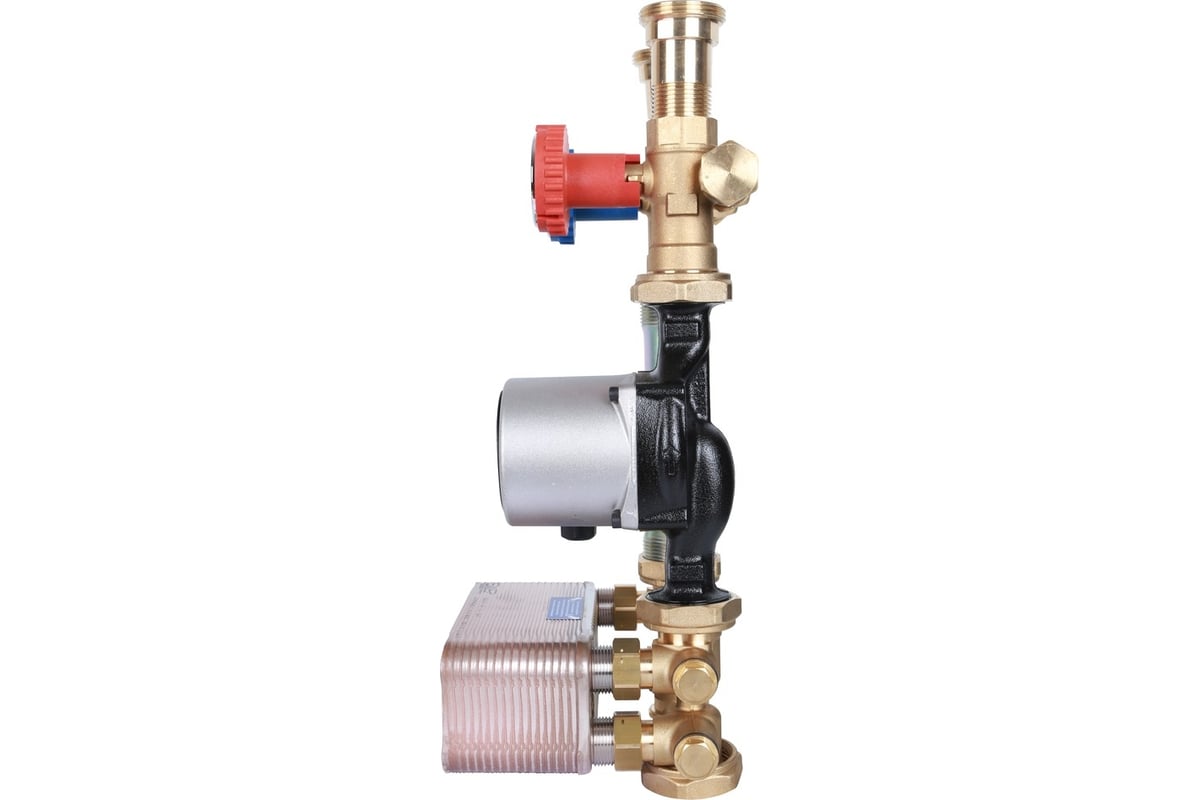 Насосная группа STOUT с 28 пластинами, с насосом Grundfos UPSO25-65 SDG-0038-282502 RG008U9S97E7UK