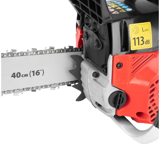 Пила цепная бензиновая MTX MS-4516, шина 40 см, 45 см3, 2,5 л.с., шаг 0,325, паз 1,5 мм 64 зв 95211