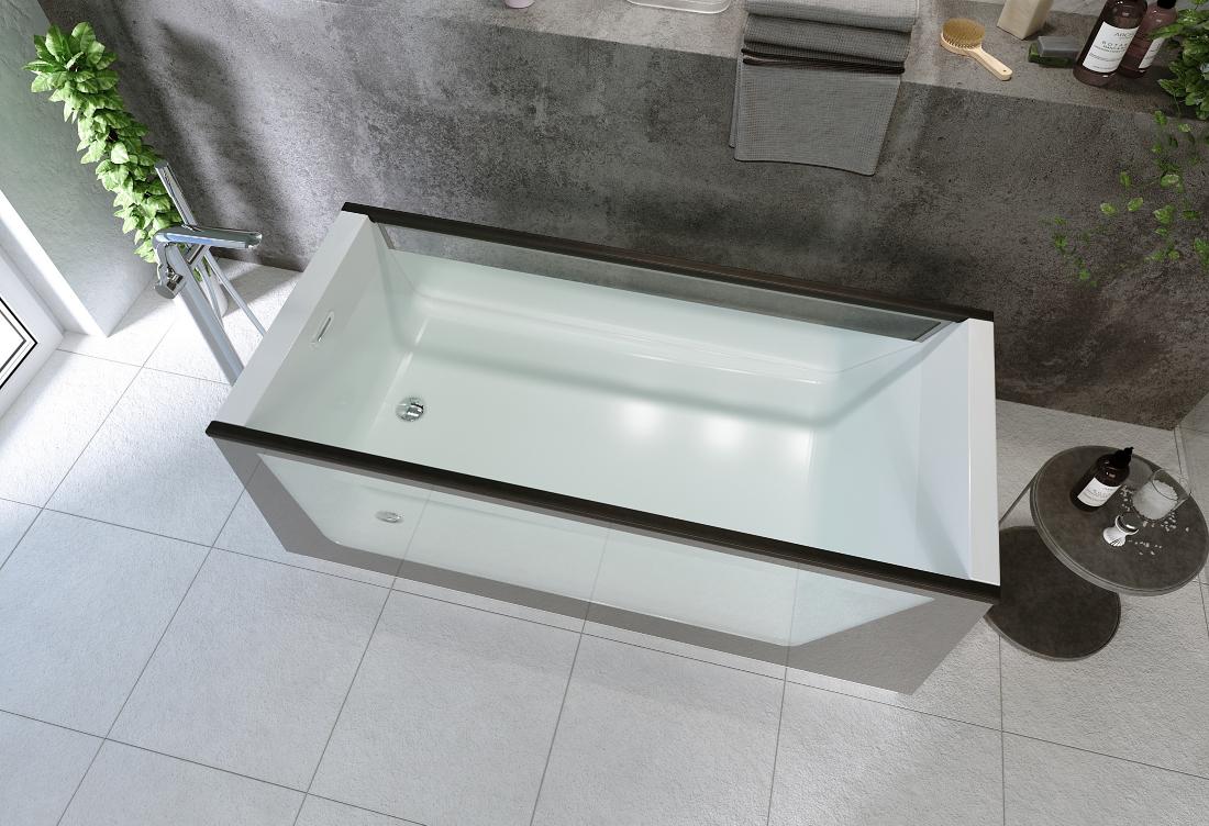 Акриловая ванна Aima Neo 170x75, 2 стекла