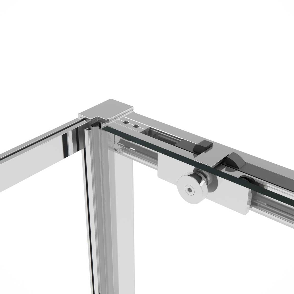 Душевой уголок Vincea Слим Софт (Slim Soft) VSR-1SS9012CLBC 120x90 брашированная медь, стекло прозрачное