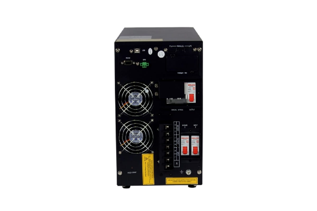 Источник бесперебойного питания Hiden EXPERT 6 kVA/5,4 kW, 16/18/20хАКБ внешние, 96/108/120В, ЗУ 12А UDC9206H-12A