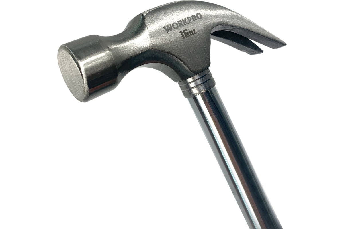 Молоток столярный с полой рукояткой WORKPRO 450 гр WP241003