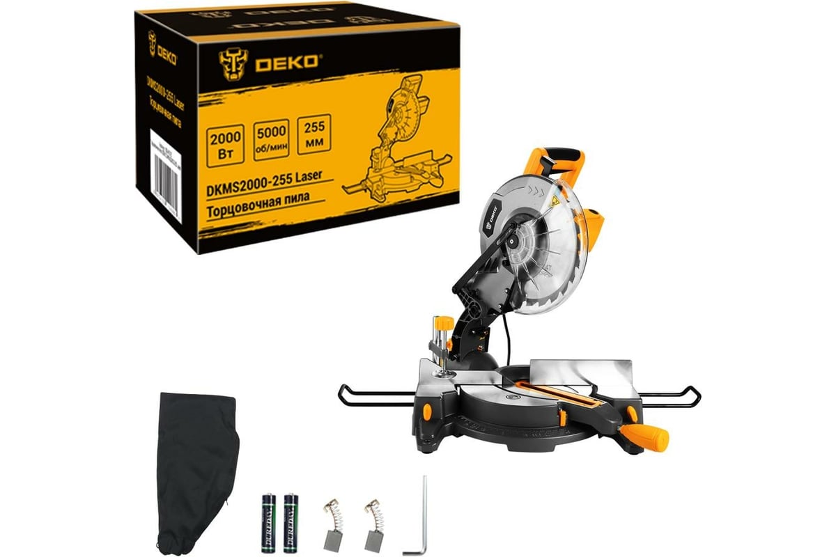 Торцовочная пила Deko DKMS2000-255 Laser 063-4315