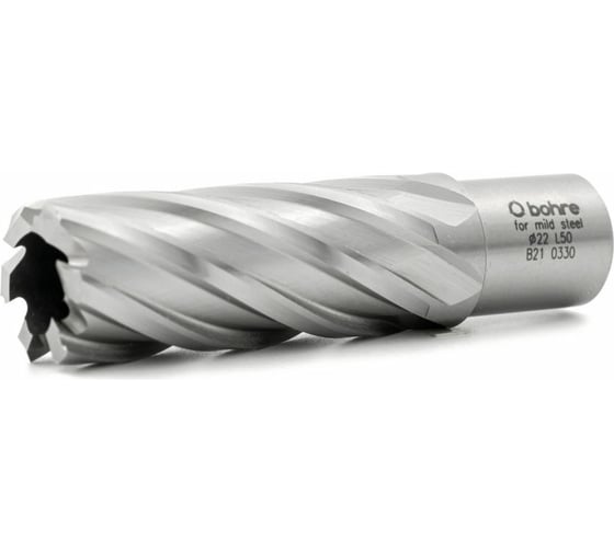 Сверло корончатое по металлу HSS Bohre 22х55 мм КБ010071