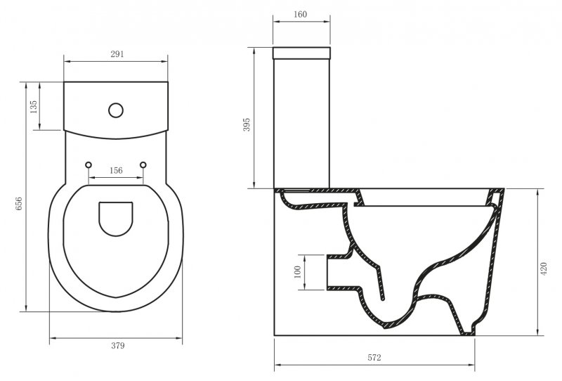 Бачок для унитаза BelBagno Sabrina BB122T