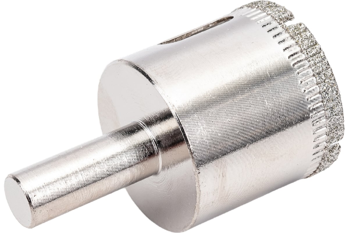 Коронка с центрирующим сверлом по стеклу и керамике (32х55 мм) Vertextools 336-32-55