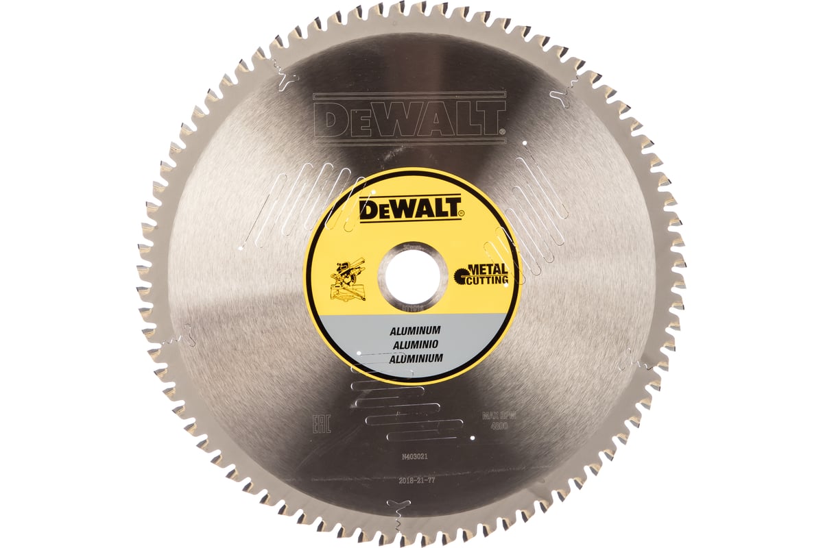 Пильный диск по алюминию EXTREME (305х30 мм; 80 зубьев TCG) DeWalt DT1916