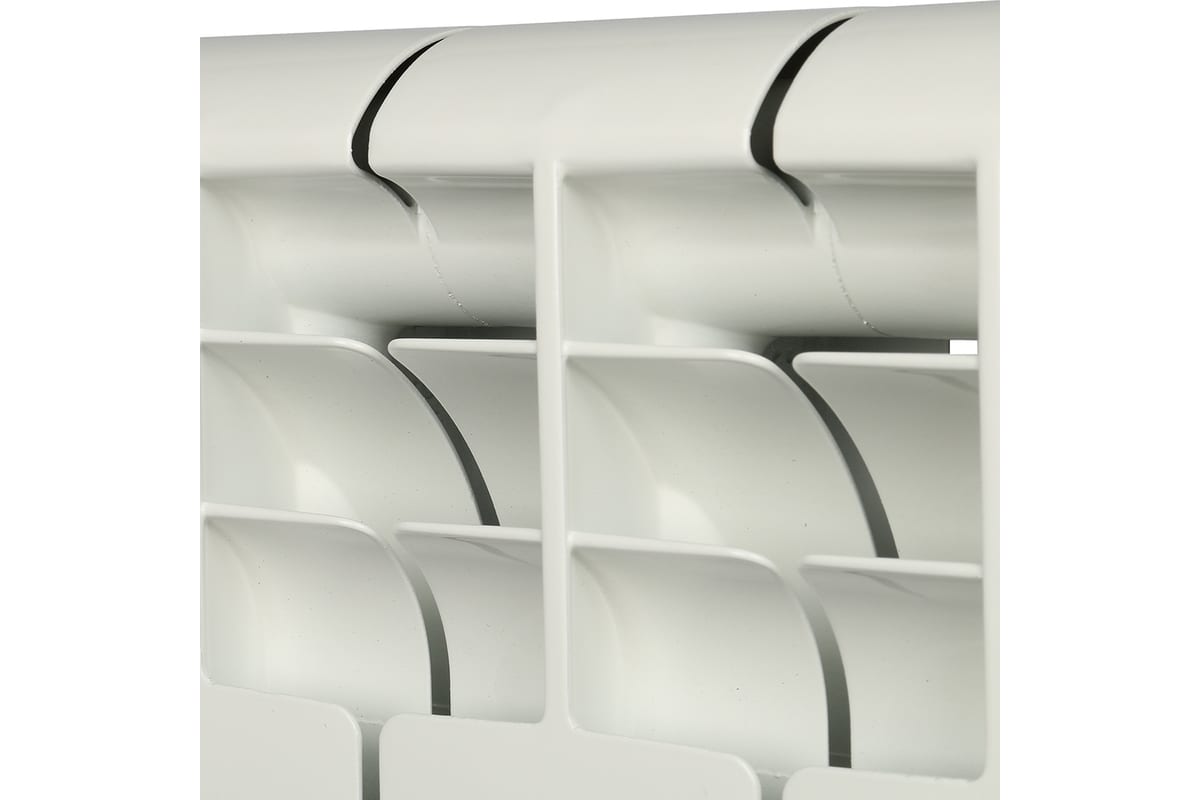Биметаллический радиатор Rommer Profi BM 350 BI350-80-80-130 6 секций RAL9016 86630