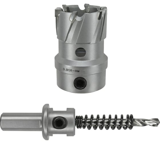Коронка по металлу HM (44х28 мм; хвостовик 13 мм; комплект) D.BOR HS-HM-28-044-T