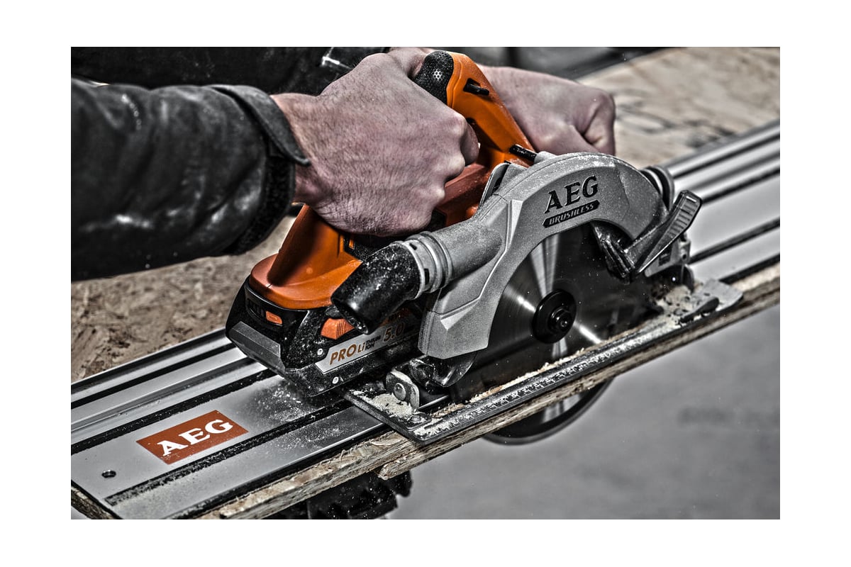 Аккумуляторная бесщеточная дисковая пила AEG BKS 18 BL-0 4935451537