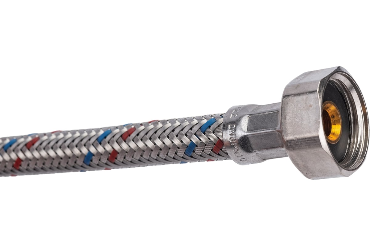 Гибкая подводка для воды НР 3/8" х ВР 1/2", длина 400 мм STOUT RG008P0SIFQ3LU