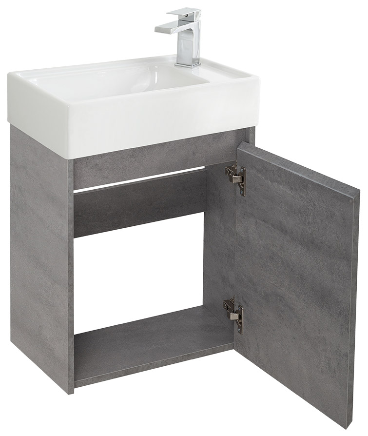 Мебель для ванной BelBagno Kraft Mini 50 см Cemento Grigio, R