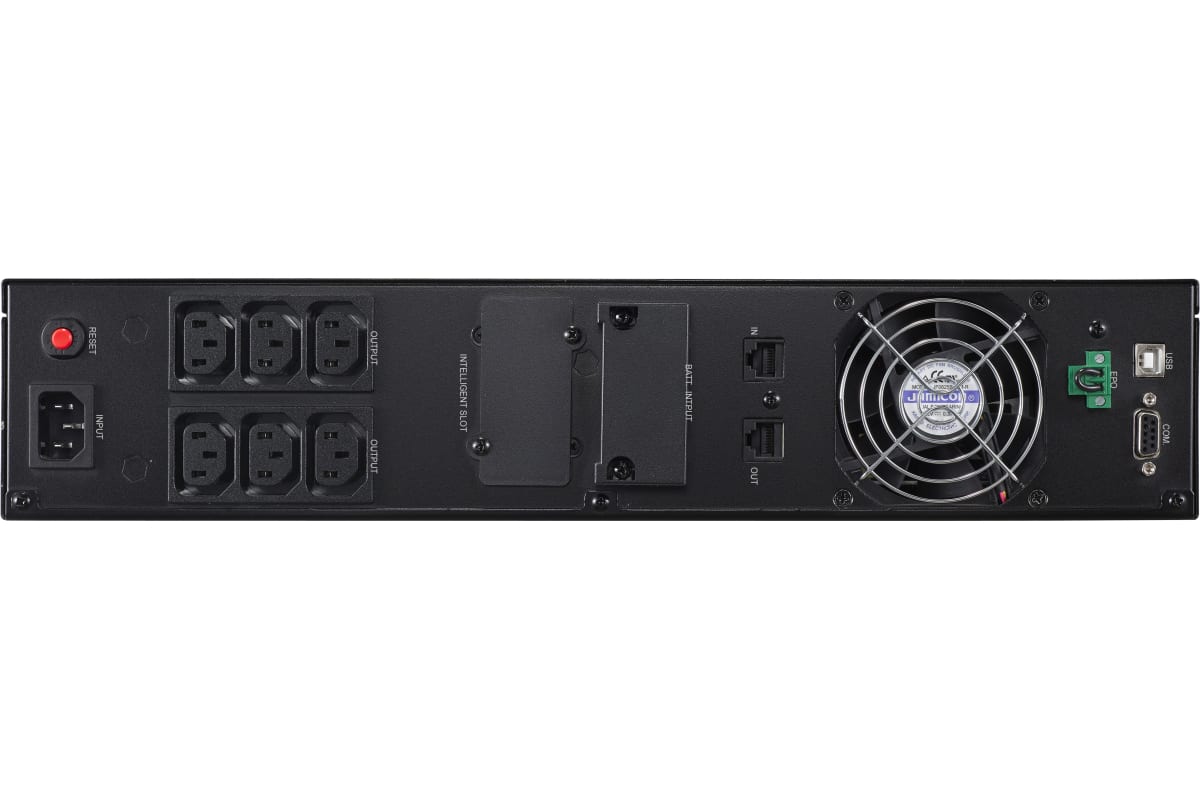 Источник бесперебойного питания Cyberpower Online OLS1500ERT2U 1500VA/1350W USB/RS-232/EPO/SNMPslot/RJ11/45/ВБМ 6 IEC С13 OLS1500ERT2U