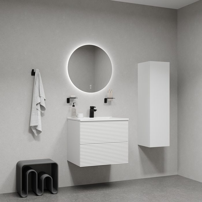 Тумба с раковиной Iddis Bild 60 см белый BIL60W0i95K
