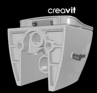 Подвесной унитаз Creavit Free FE322-34CB00E-0002 безободковый, с функцией биде, со смесителем