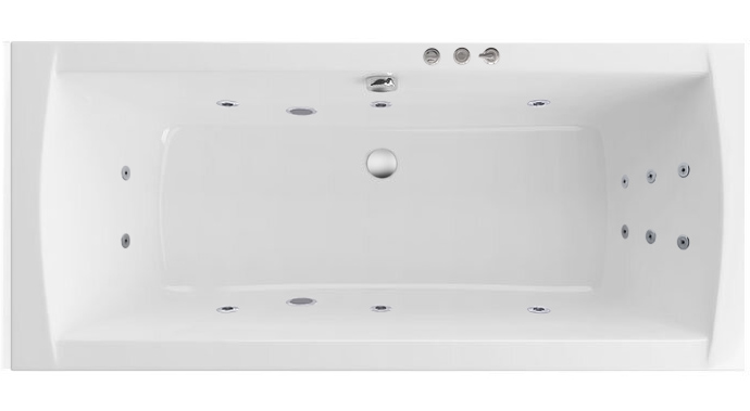 Гидромассаж Excellent Smart для ванны Aquaria Lux, хром