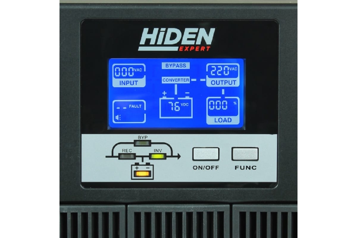 Источник бесперебойного питания Hiden EXPERT 1 kVA/0,9 kW 3хАКБ внешние 36В ЗУ 10А UDC9201H-36