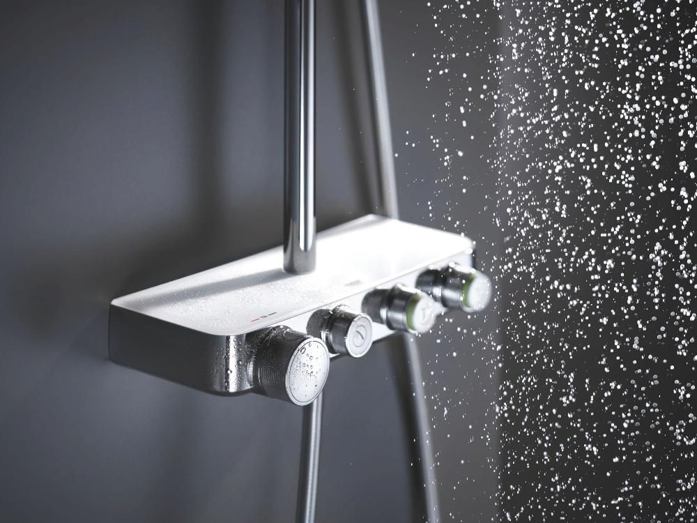 Душевая стойка Grohe Euphoria SmartControl System 310 Cube Duo 26508LS0 с термостатом