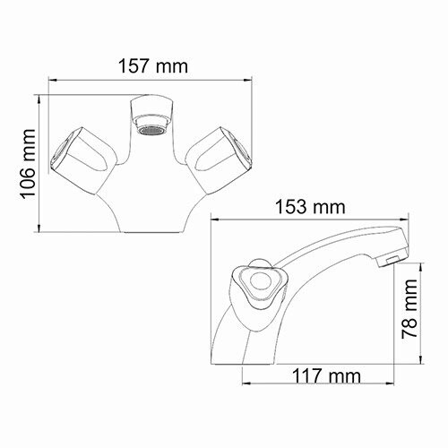 Смеситель для раковины WasserKRAFT Amper 2903