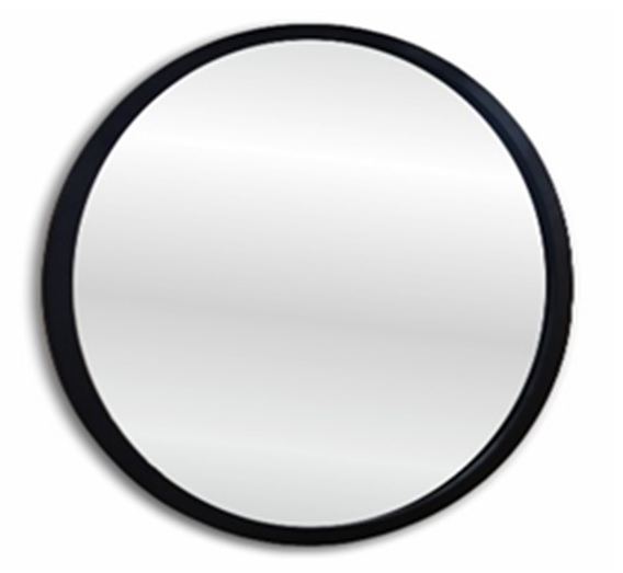 Зеркало Silver Mirrors Manhetten 77x77 см, черный