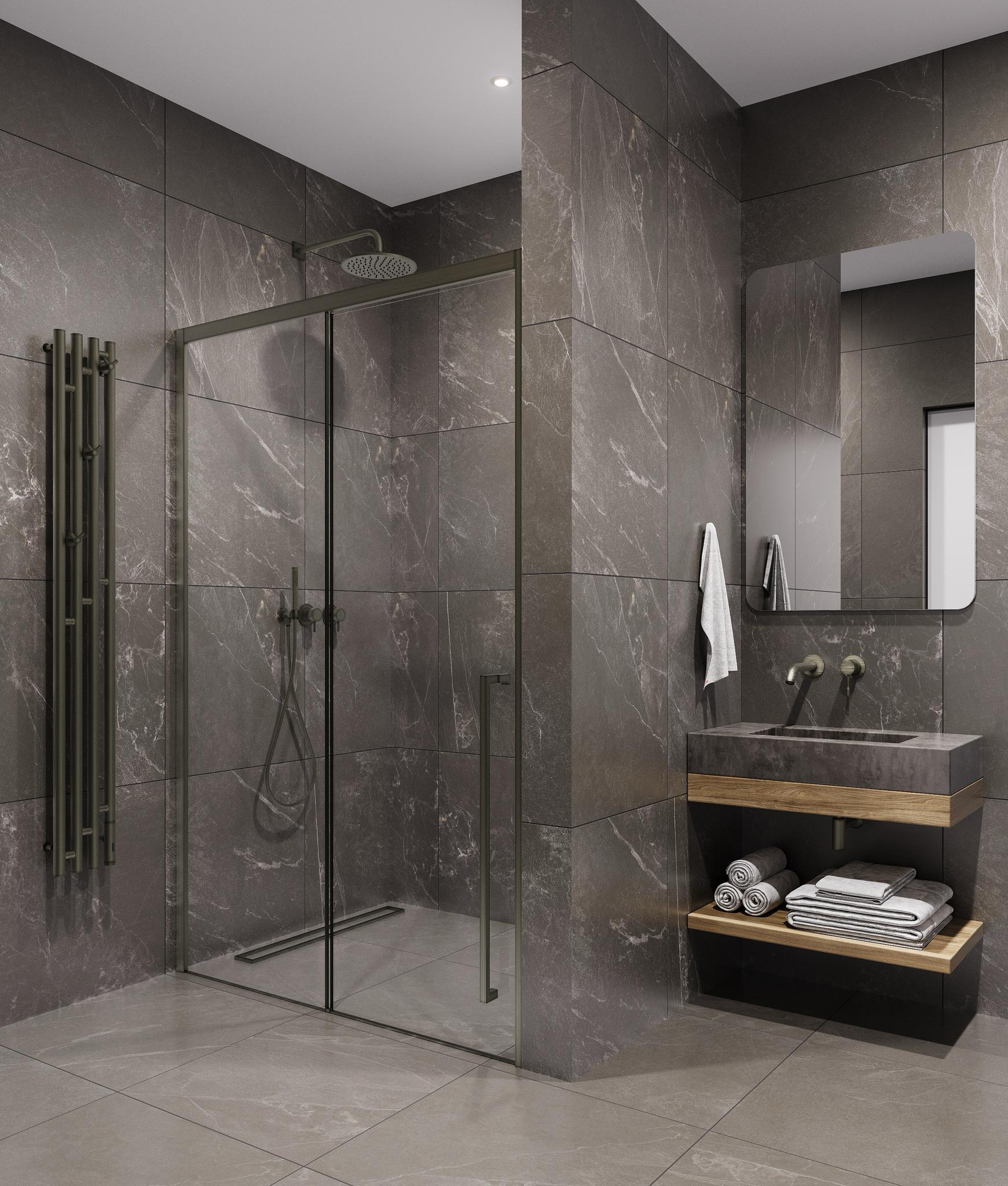 Душевая дверь Timo TDSS-140/13C-8R 140x200 прозрачное, никель