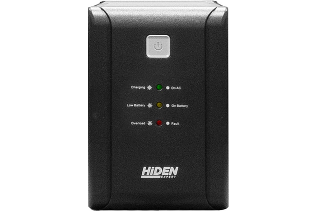 Источник бесперебойного питания Hiden Источник бесперебойного питания EXPERT 2xSchuko LED, USB ULS800E 800ВА/480Вт