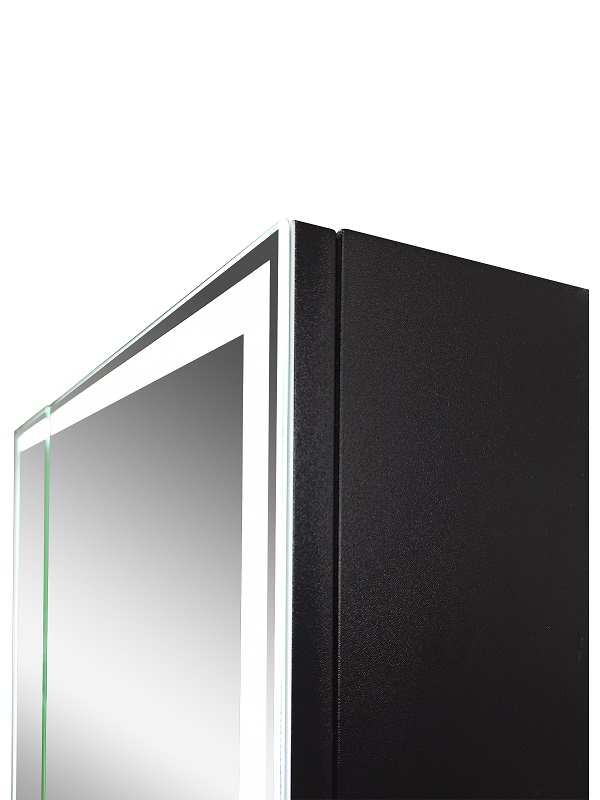 Зеркальный шкаф Континент Mirror Box LED 100x80 с подсветкой, МВК051