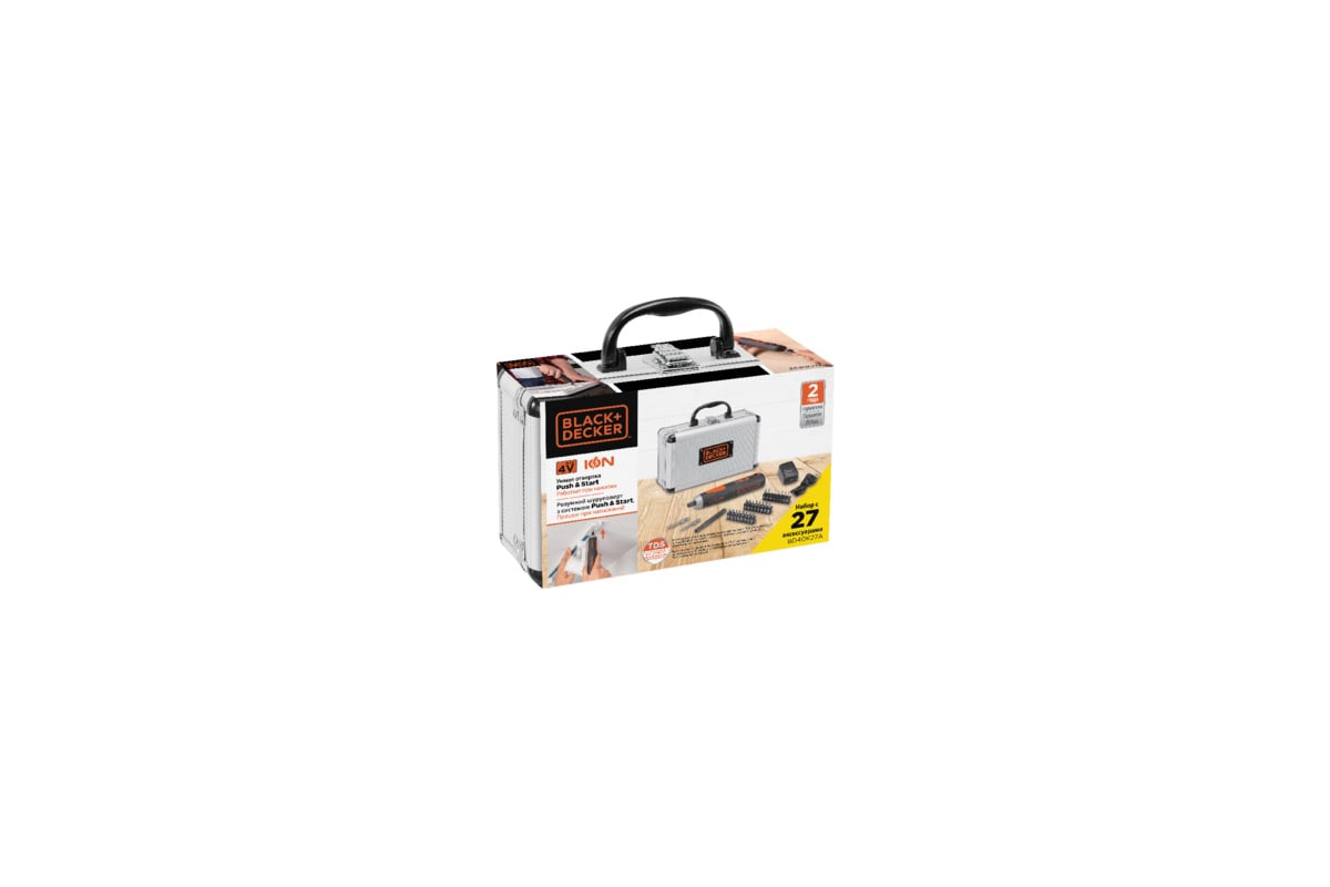 Аккумуляторная отвертка Black&Decker ION BD40K27A-RU