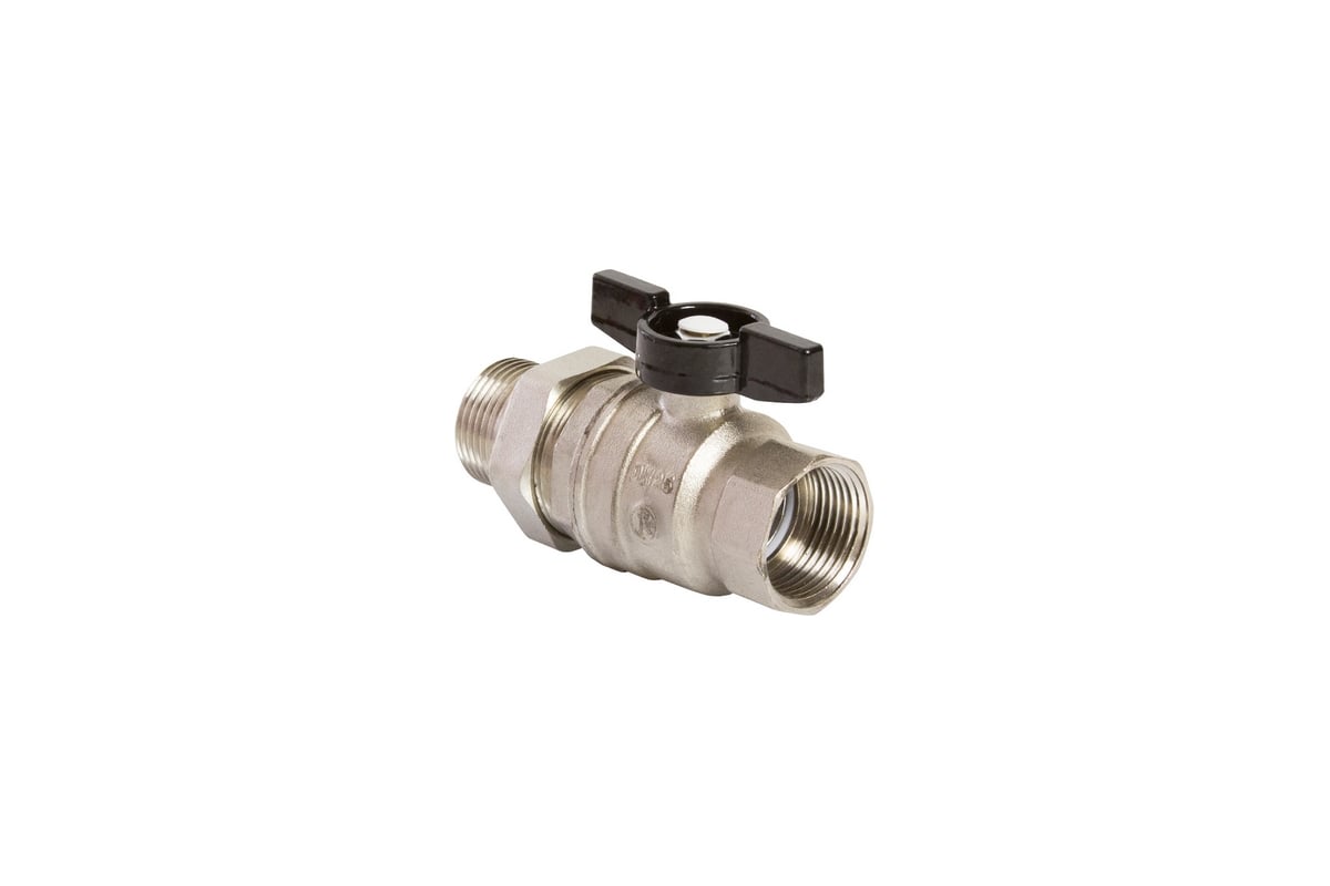 Кран шаровой VRT со сгоном 1'' бабочка 529594
