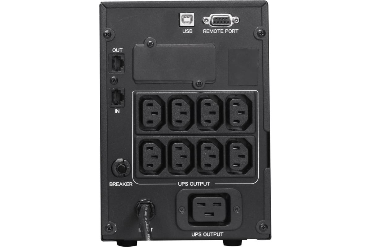 Источник бесперебойного питания Powercom SMART KING PRO+, Интерактивная, 3000 ВА/2400 Вт SPT-3000-II-LCD