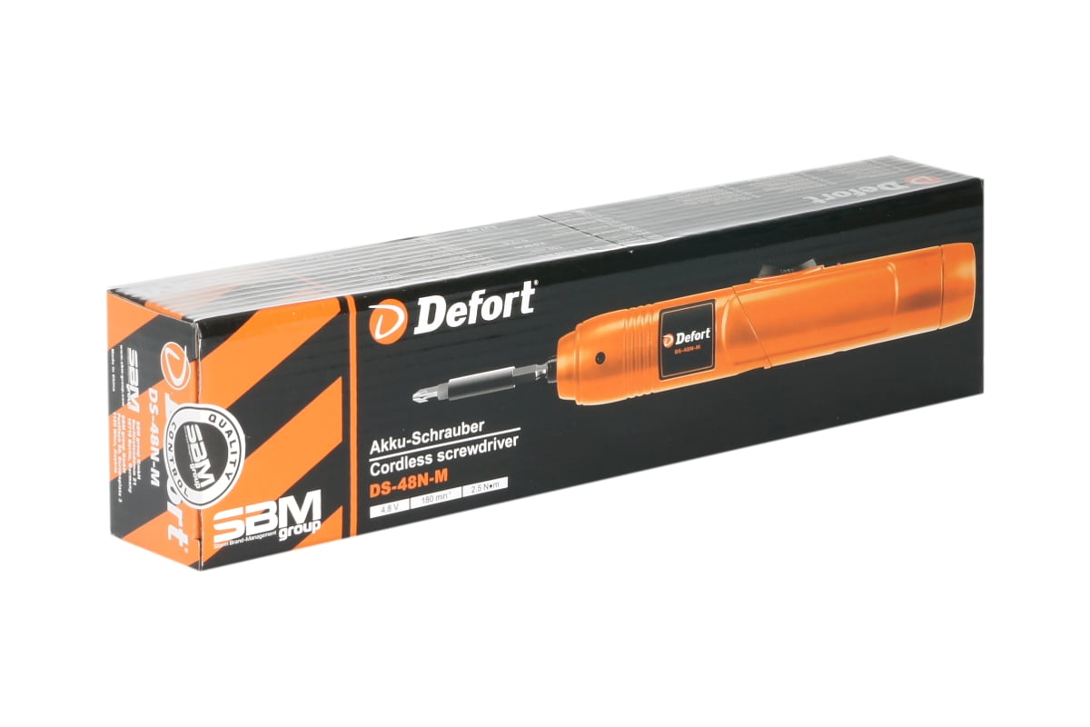 Аккумуляторная отвертка Defort DS-48N-M 98290752