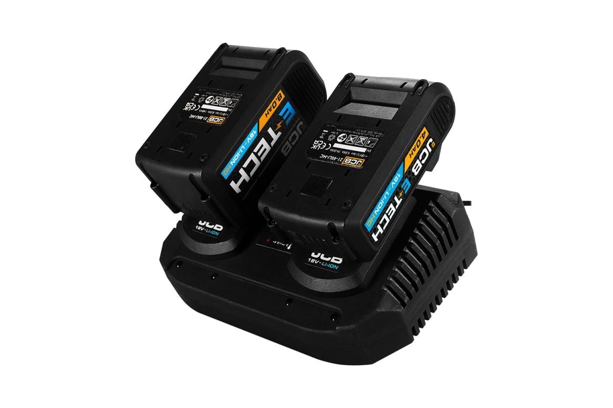 Зарядное устройство для аккумуляторных батарей JCB двойное, 18V, 2*3.5AH JCB-18VDC-E(57229)