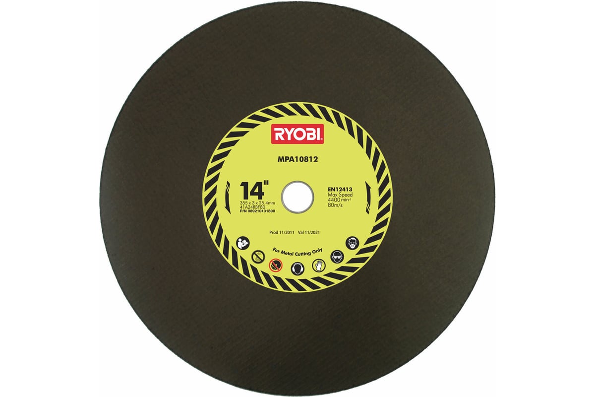 Абразивный диск по металлу (355х3х25.4 мм) Ryobi COSB355A1 5132002684