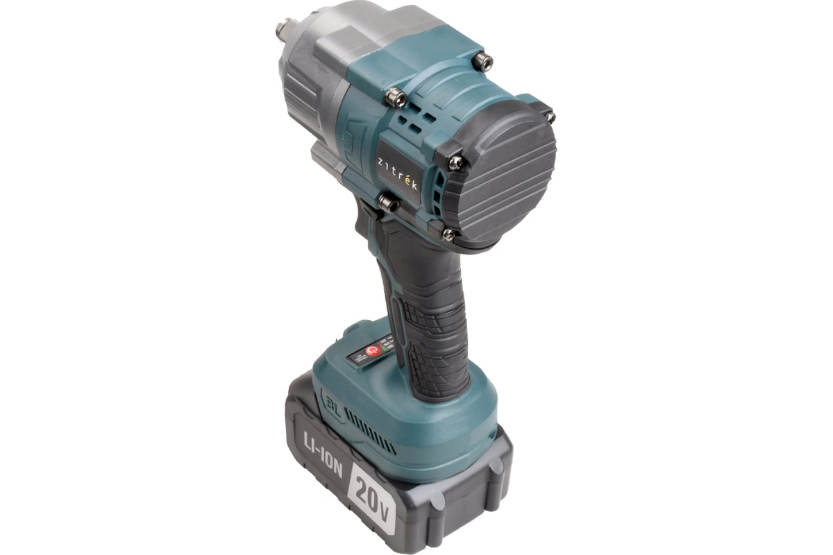 Аккумуляторный бесщеточный гайковерт Zitrek Crusher 20 PRO в кейсе, 20В, 800 Нм, 2x4.0Ач 085-1020