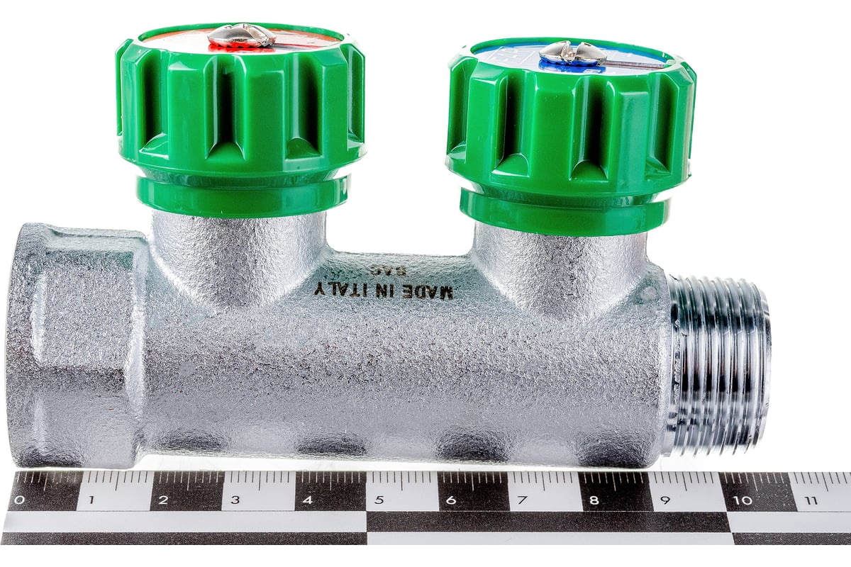 Регулируемый коллектор с 2 отводами FAR 3/4" М24х19 FK 3825 C34