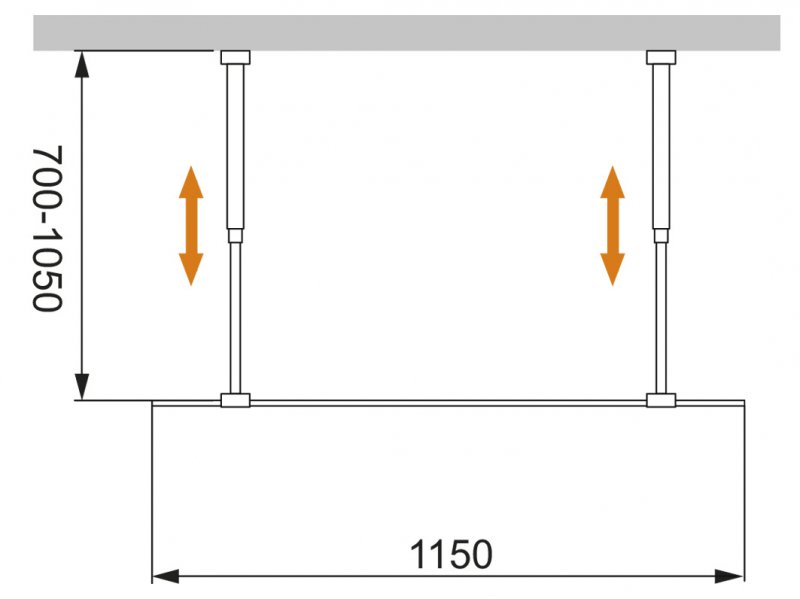 Душевая перегородка Cezares Liberta LIBERTA-L-2-115-C-Cr 115x195